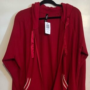 Torrid Red Hooded Sweater